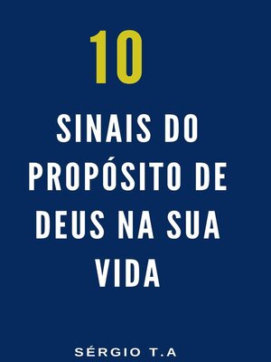 cover image of 10 Sinais do Propósito de Deus na Sua Vida